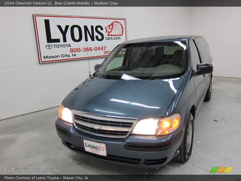 Blue Granite Metallic / Medium Gray 2004 Chevrolet Venture LS