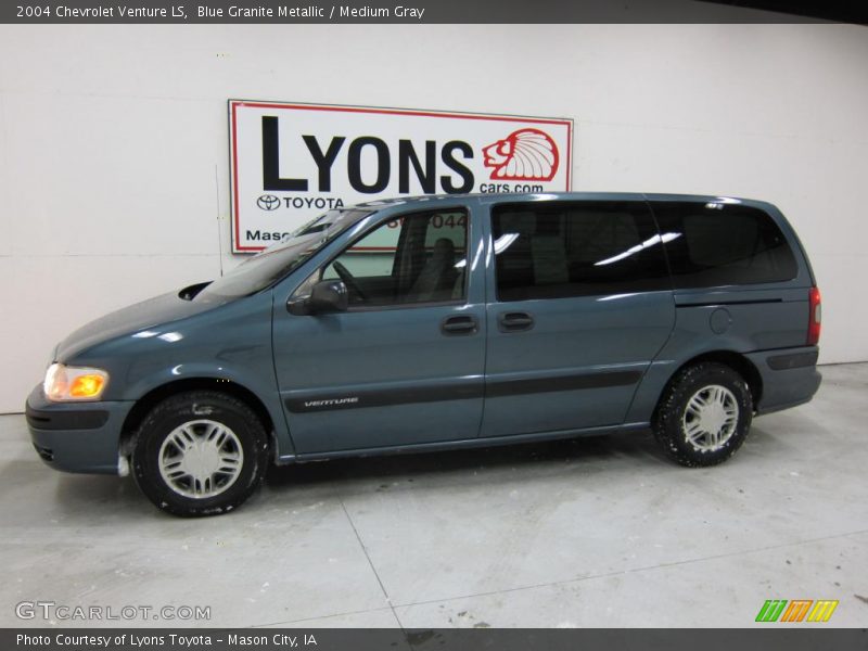 Blue Granite Metallic / Medium Gray 2004 Chevrolet Venture LS