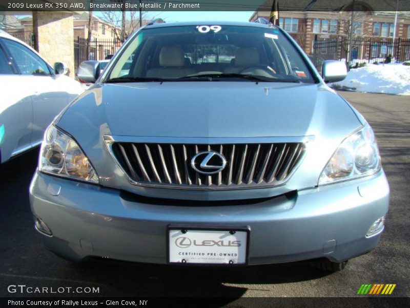 Breakwater Blue Metallic / Parchment 2009 Lexus RX 350 AWD
