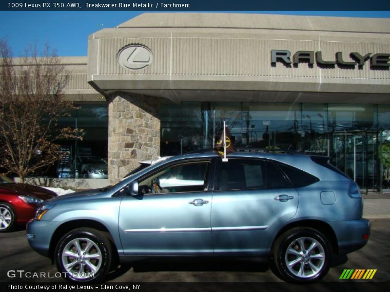 Breakwater Blue Metallic / Parchment 2009 Lexus RX 350 AWD