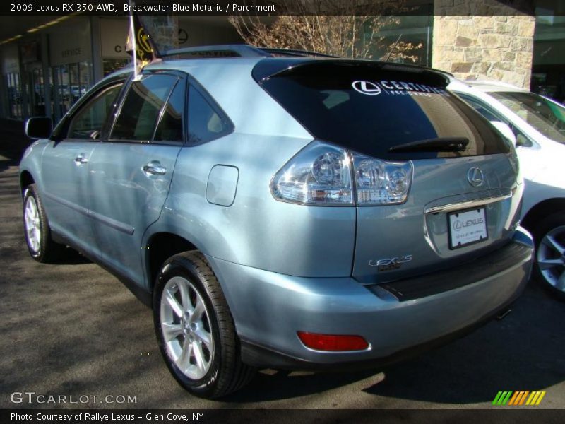 Breakwater Blue Metallic / Parchment 2009 Lexus RX 350 AWD