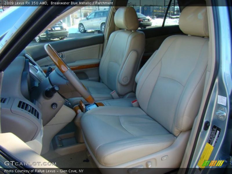 Breakwater Blue Metallic / Parchment 2009 Lexus RX 350 AWD