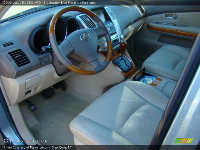Breakwater Blue Metallic / Parchment 2009 Lexus RX 350 AWD