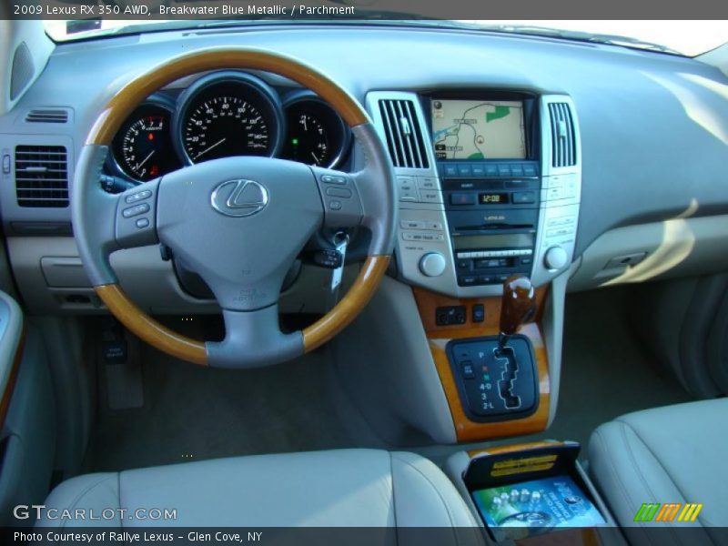 Breakwater Blue Metallic / Parchment 2009 Lexus RX 350 AWD