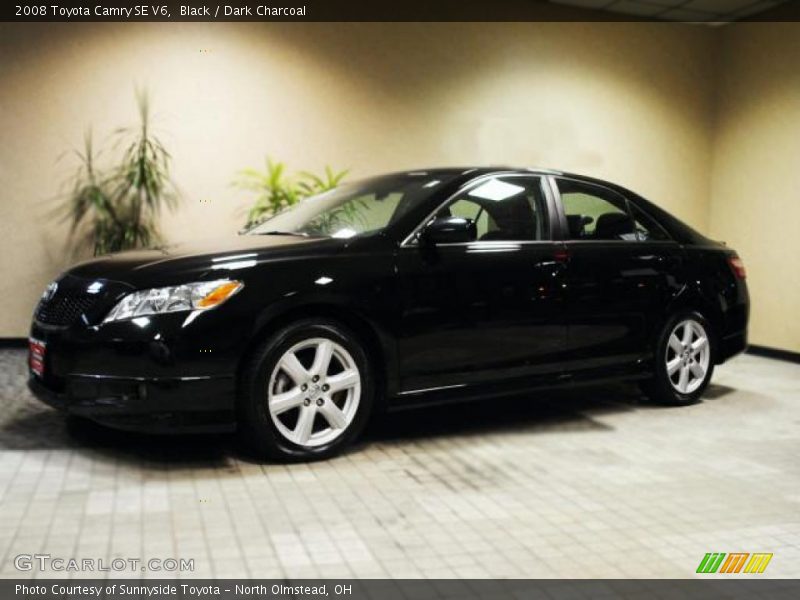 Black / Dark Charcoal 2008 Toyota Camry SE V6