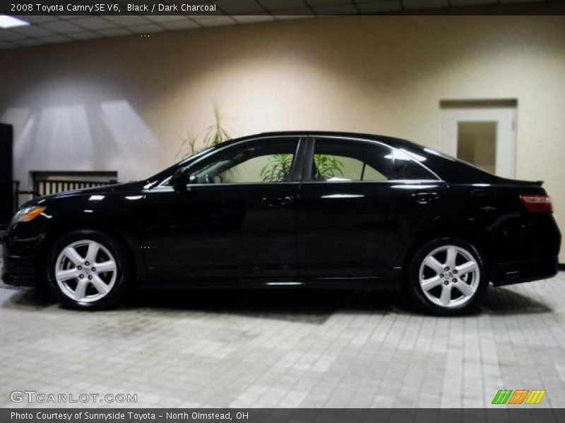 Black / Dark Charcoal 2008 Toyota Camry SE V6