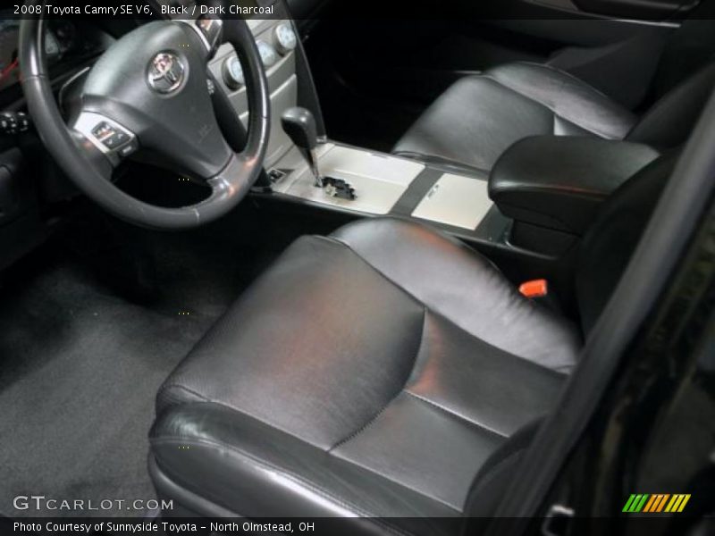 Black / Dark Charcoal 2008 Toyota Camry SE V6