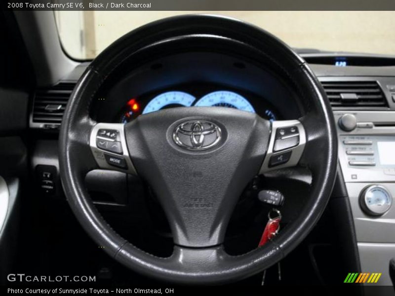 Black / Dark Charcoal 2008 Toyota Camry SE V6