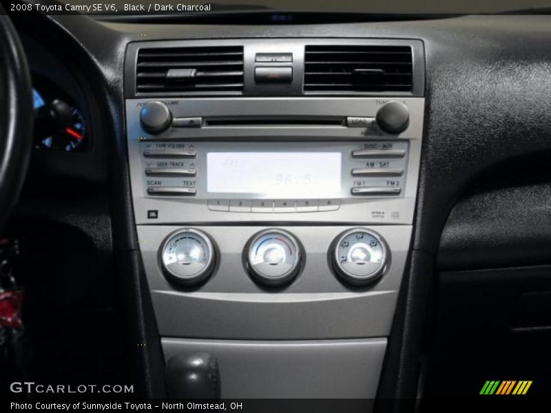 Black / Dark Charcoal 2008 Toyota Camry SE V6