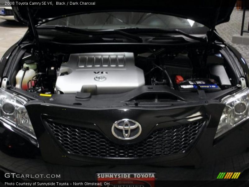 Black / Dark Charcoal 2008 Toyota Camry SE V6