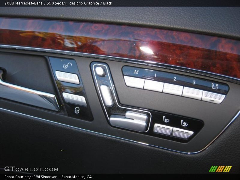 Controls of 2008 S 550 Sedan