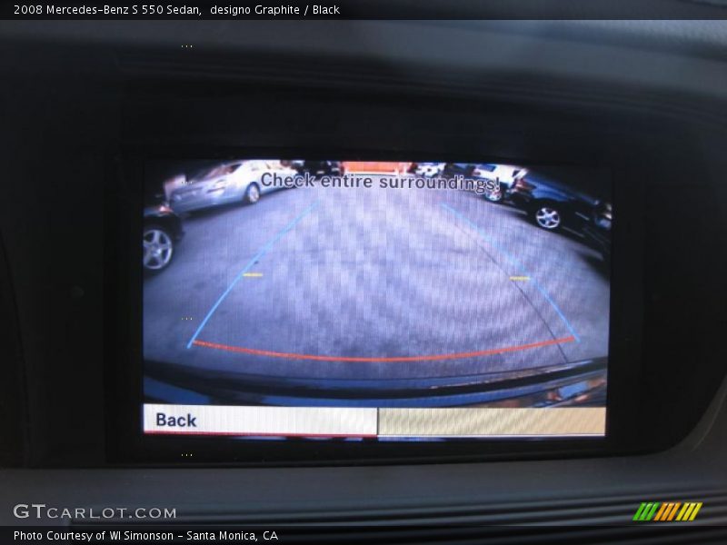 designo Graphite / Black 2008 Mercedes-Benz S 550 Sedan