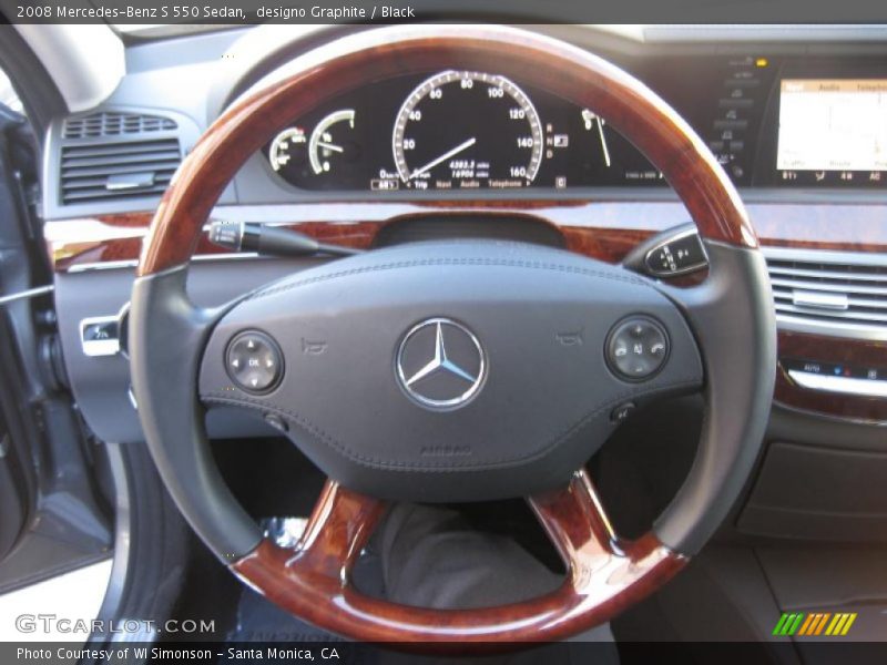  2008 S 550 Sedan Steering Wheel