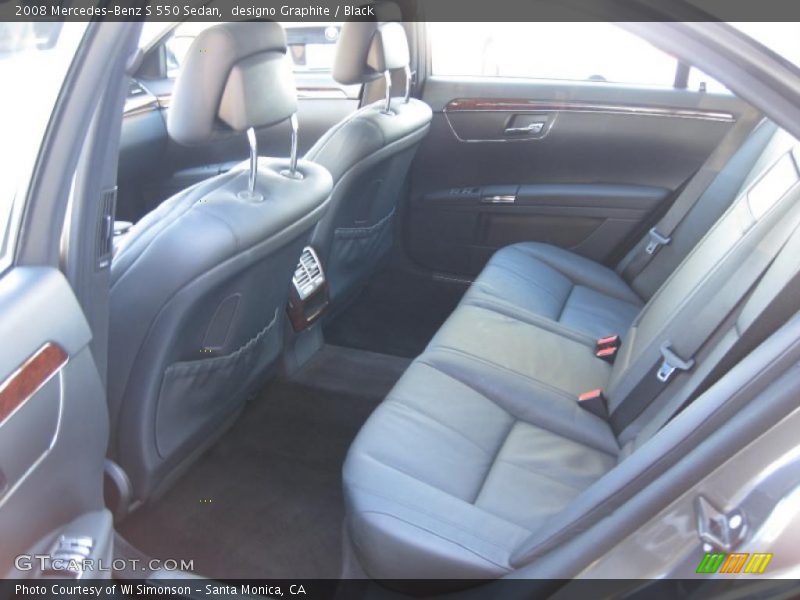  2008 S 550 Sedan Black Interior