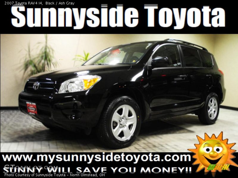 Black / Ash Gray 2007 Toyota RAV4 I4