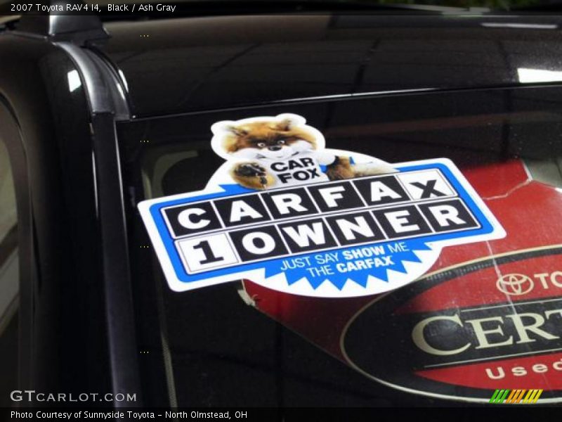 Black / Ash Gray 2007 Toyota RAV4 I4