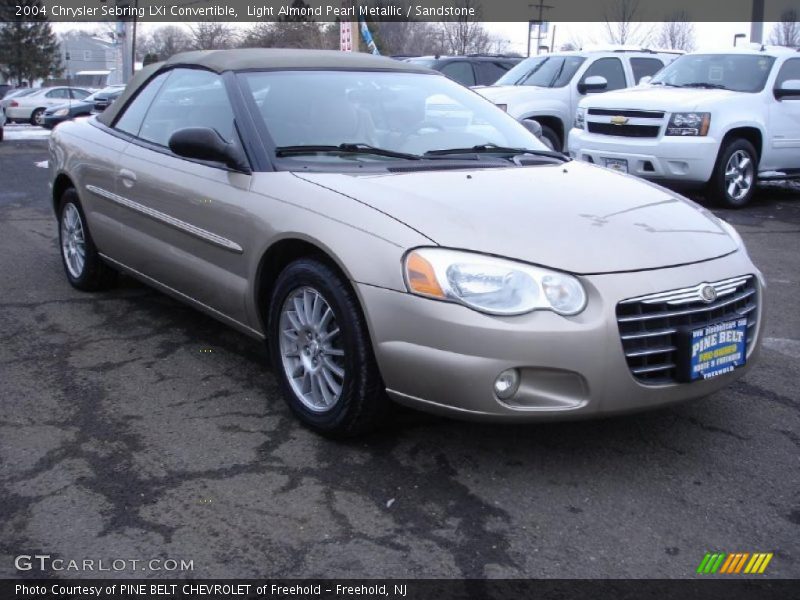 Light Almond Pearl Metallic / Sandstone 2004 Chrysler Sebring LXi Convertible