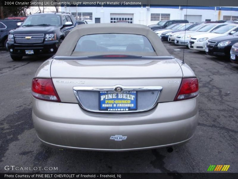Light Almond Pearl Metallic / Sandstone 2004 Chrysler Sebring LXi Convertible