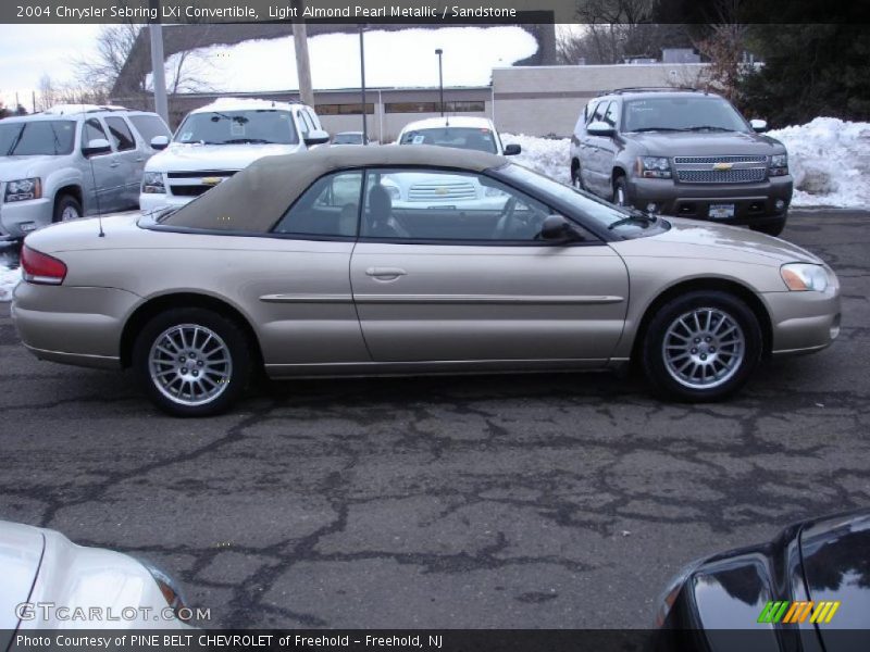 Light Almond Pearl Metallic / Sandstone 2004 Chrysler Sebring LXi Convertible