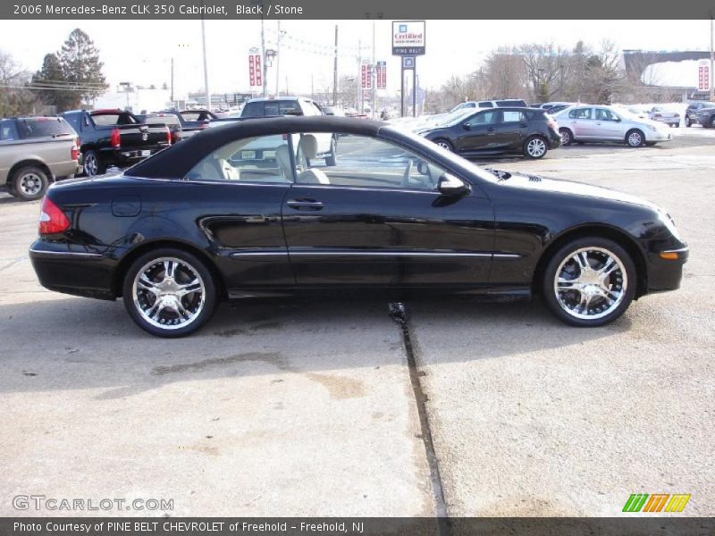 Black / Stone 2006 Mercedes-Benz CLK 350 Cabriolet