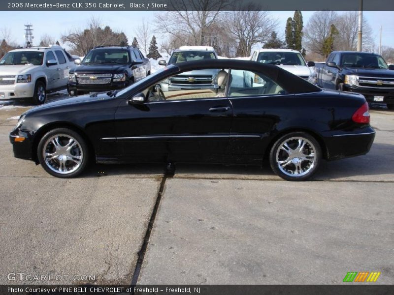 Black / Stone 2006 Mercedes-Benz CLK 350 Cabriolet
