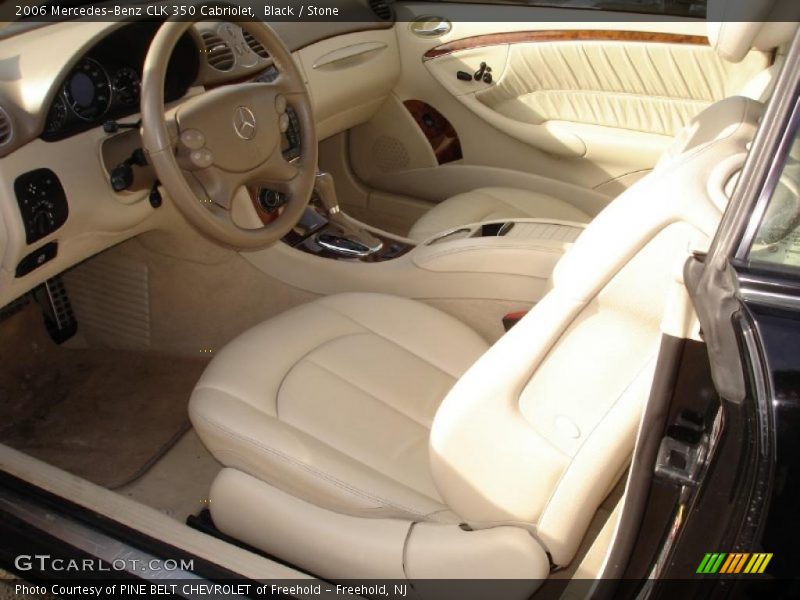 Black / Stone 2006 Mercedes-Benz CLK 350 Cabriolet