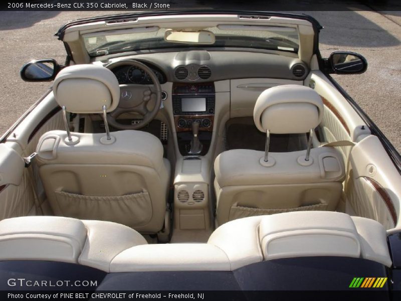Black / Stone 2006 Mercedes-Benz CLK 350 Cabriolet