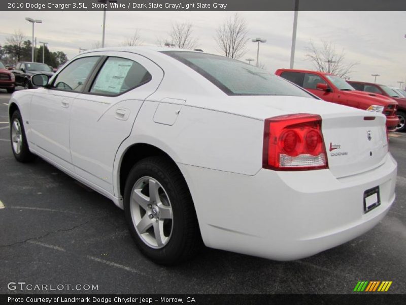 Stone White / Dark Slate Gray/Light Slate Gray 2010 Dodge Charger 3.5L