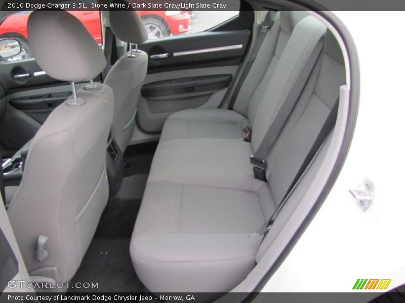 Stone White / Dark Slate Gray/Light Slate Gray 2010 Dodge Charger 3.5L