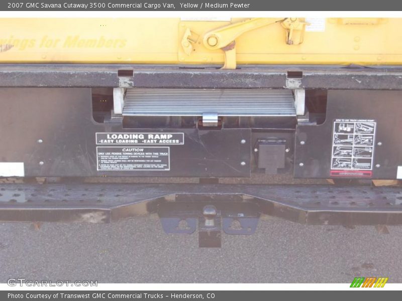 Yellow / Medium Pewter 2007 GMC Savana Cutaway 3500 Commercial Cargo Van