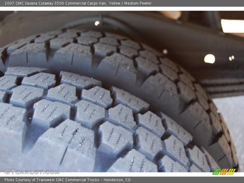 Yellow / Medium Pewter 2007 GMC Savana Cutaway 3500 Commercial Cargo Van