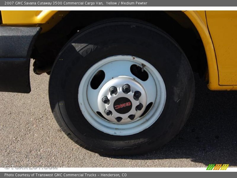 Yellow / Medium Pewter 2007 GMC Savana Cutaway 3500 Commercial Cargo Van
