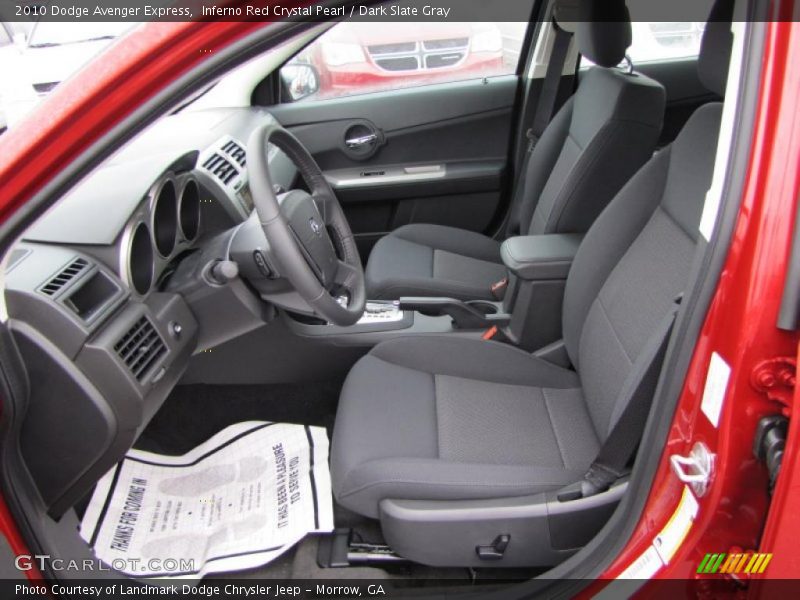 Inferno Red Crystal Pearl / Dark Slate Gray 2010 Dodge Avenger Express