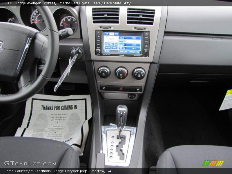 Inferno Red Crystal Pearl / Dark Slate Gray 2010 Dodge Avenger Express