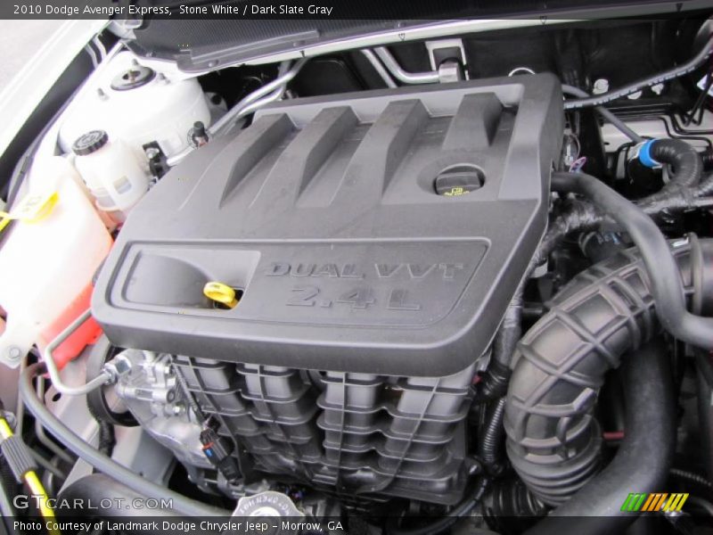 Stone White / Dark Slate Gray 2010 Dodge Avenger Express