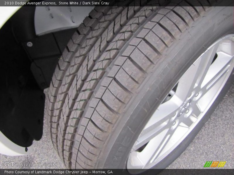 Stone White / Dark Slate Gray 2010 Dodge Avenger Express