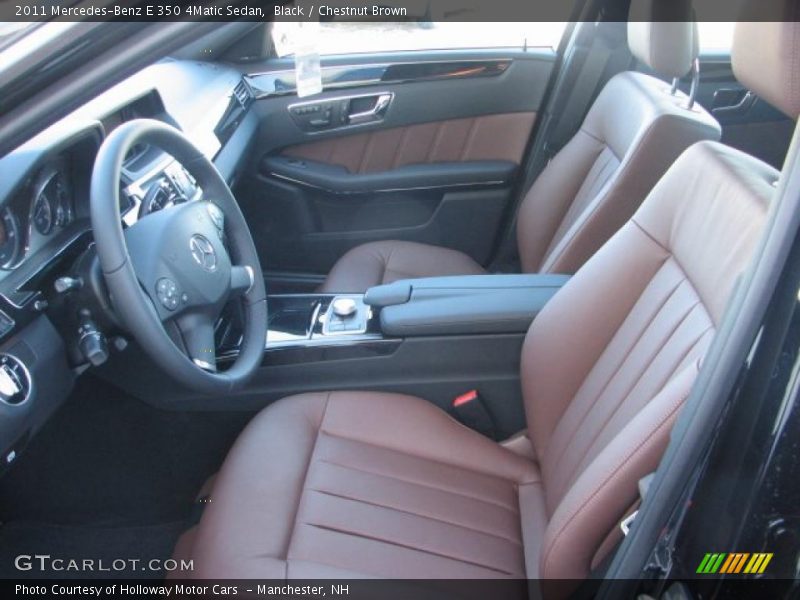 Black / Chestnut Brown 2011 Mercedes-Benz E 350 4Matic Sedan