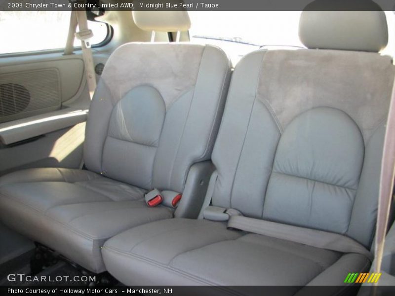 Midnight Blue Pearl / Taupe 2003 Chrysler Town & Country Limited AWD