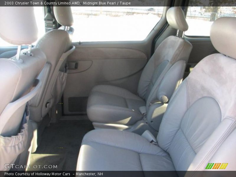 Midnight Blue Pearl / Taupe 2003 Chrysler Town & Country Limited AWD