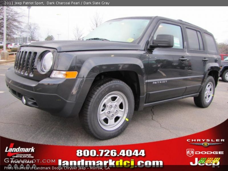 Dark Charcoal Pearl / Dark Slate Gray 2011 Jeep Patriot Sport