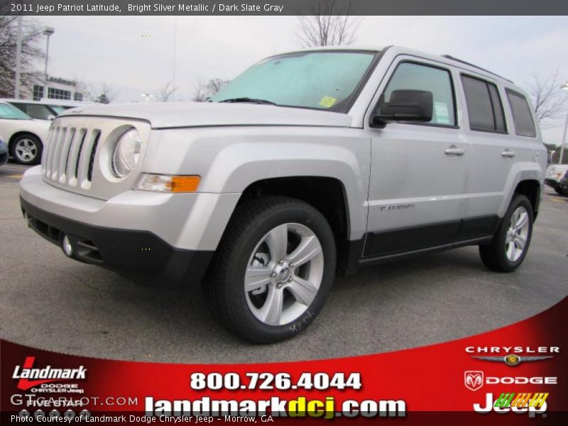 Bright Silver Metallic / Dark Slate Gray 2011 Jeep Patriot Latitude