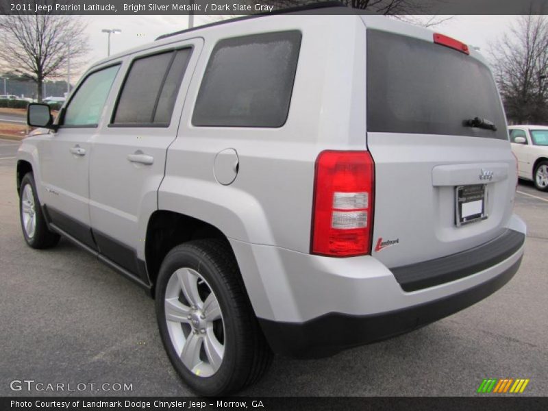 Bright Silver Metallic / Dark Slate Gray 2011 Jeep Patriot Latitude