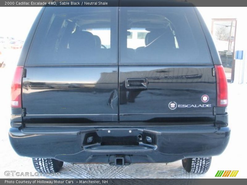 Sable Black / Neutral Shale 2000 Cadillac Escalade 4WD