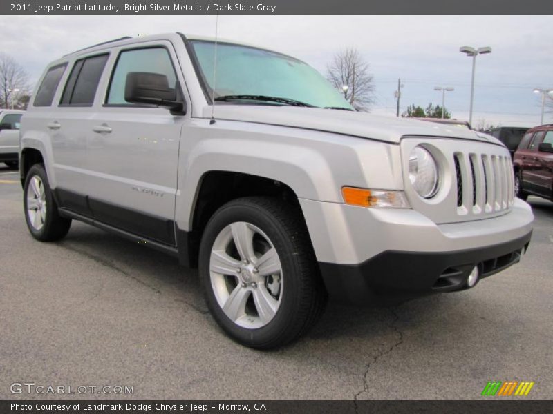 Bright Silver Metallic / Dark Slate Gray 2011 Jeep Patriot Latitude