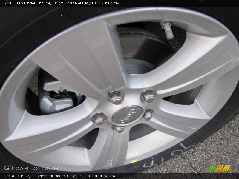 Bright Silver Metallic / Dark Slate Gray 2011 Jeep Patriot Latitude
