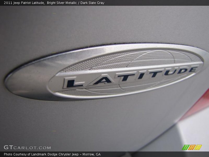 Bright Silver Metallic / Dark Slate Gray 2011 Jeep Patriot Latitude