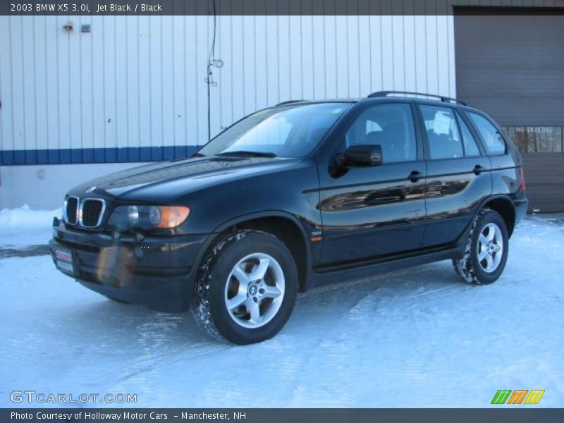 Jet Black / Black 2003 BMW X5 3.0i