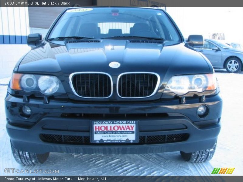 Jet Black / Black 2003 BMW X5 3.0i