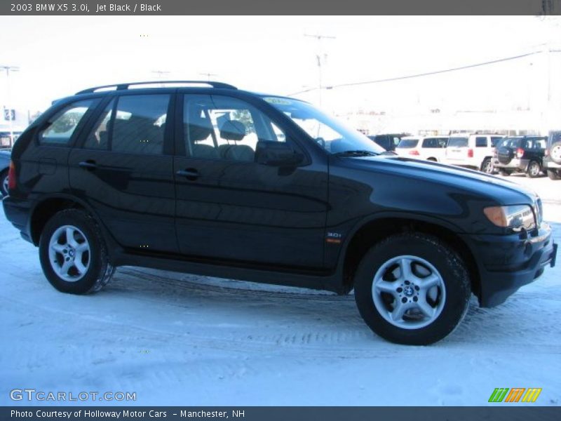 Jet Black / Black 2003 BMW X5 3.0i
