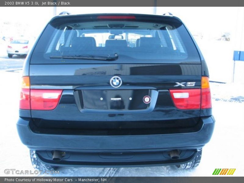 Jet Black / Black 2003 BMW X5 3.0i